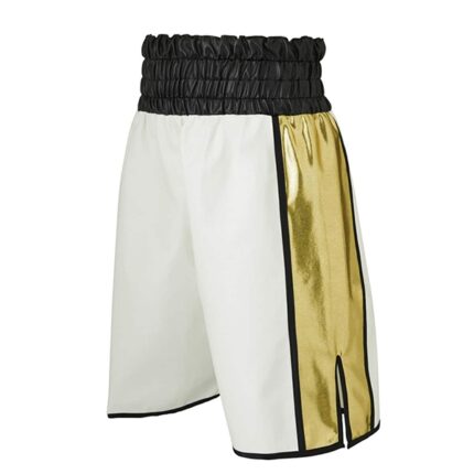 Customized boxing shorts from Volant Garments, crafted with lightweight, breathable fabric for superior comfort and freedom of movement during intense boxing sessions.